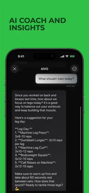 AIVO AI Fitness screenshot 3