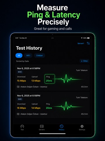 Internet Speed Test & WiFi iPad screenshot