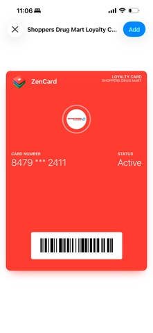 Zen loyalty Cards Screenshot 3 of 5