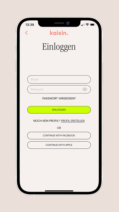 kaisin. Screenshot