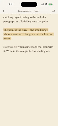 Gloss: Annotated Reader screenshot