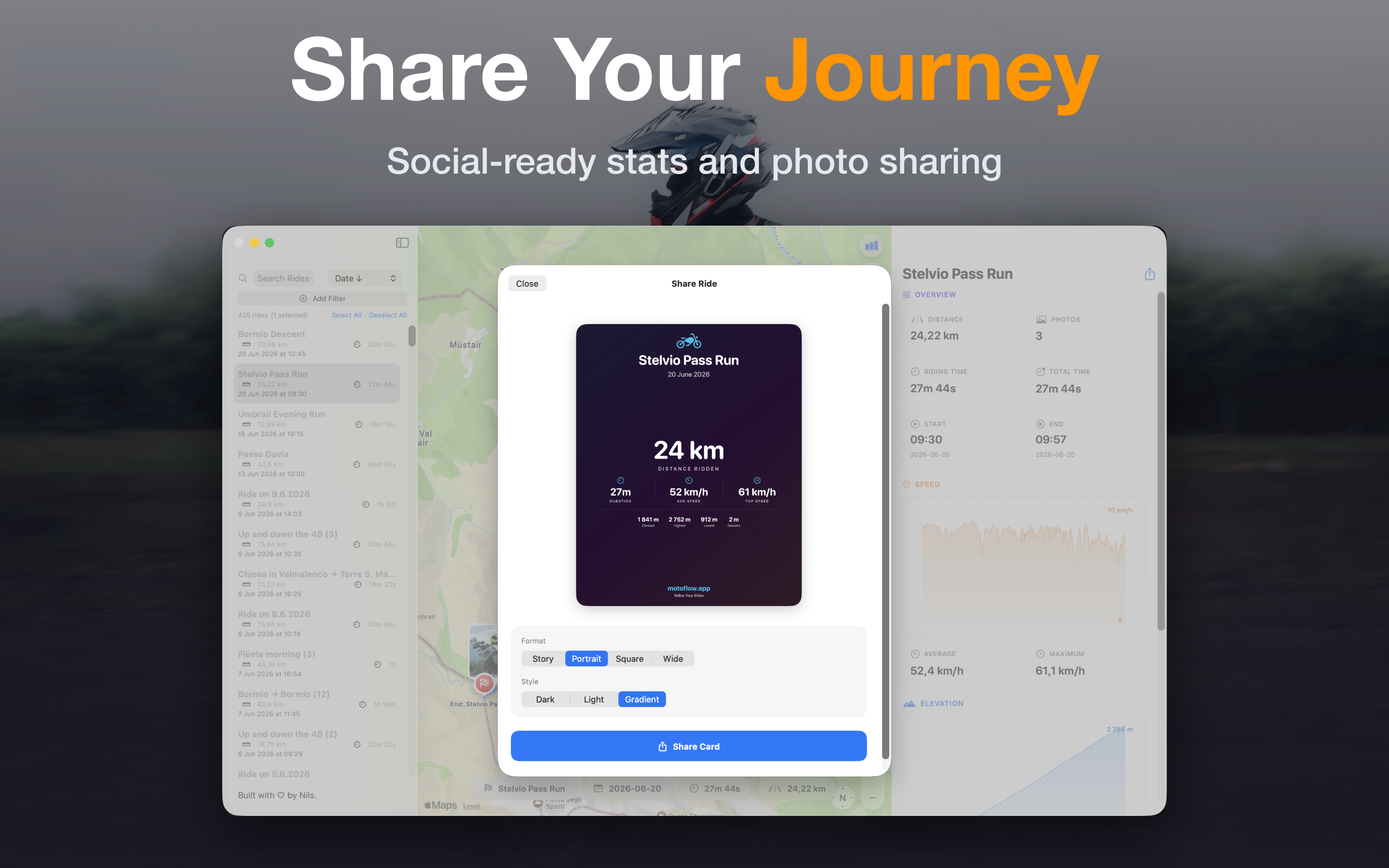MotoFlow: Motorcycle Ride Log screenshot 21