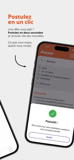 Capture d'écran de MyAccent sur iPhone 3