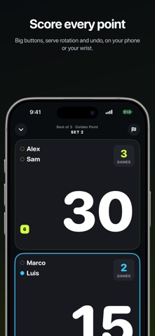 Remate: Padel Score Tracker screenshot 1