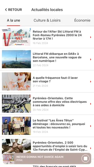 Littoral FM en direct screenshot 2