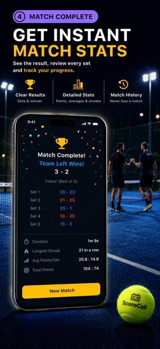 ScoreCall – Live Match Scorer Screenshot 4 of 4
