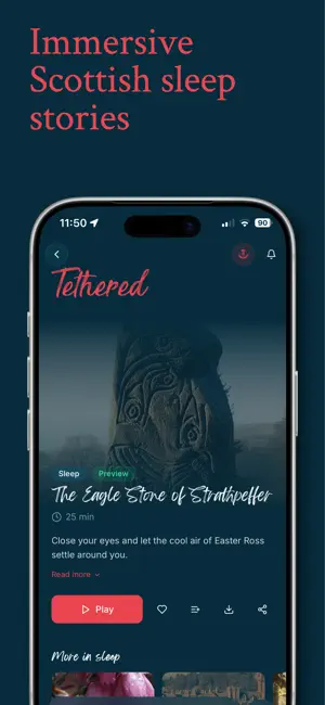 Tethered: Better Sleep Stories screenshot 4