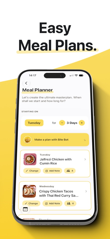 Bite Club: Family Meal Planner screenshot 2