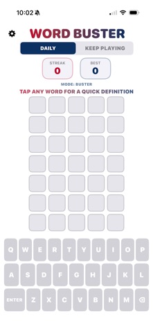 Isogram Word Buster screenshot