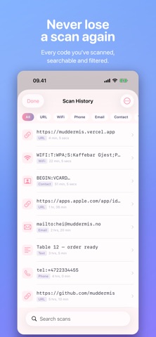 QR SCNR: QR Code Scanner screenshot