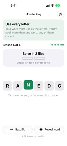 Flip: Daily Word Game screenshot 1