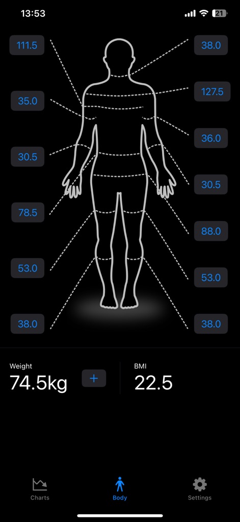 Body Measurements Pro - Health & Fitness App | MWM