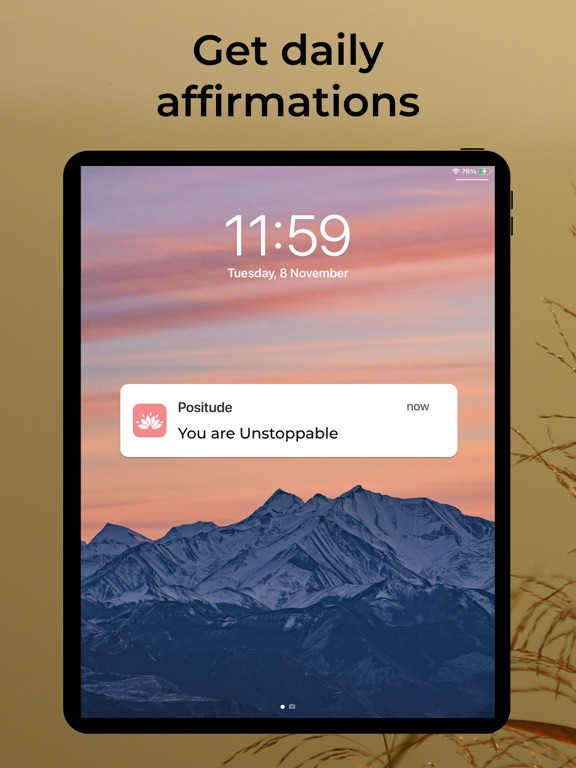 Daily Affirmations - Positudeのおすすめ画像1