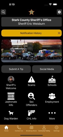 Stark County Sheriff's Office Screenshot 1 of 3