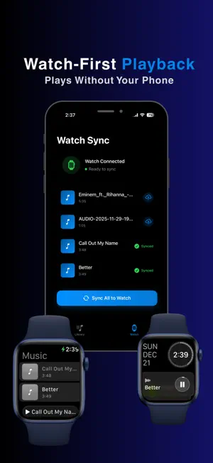 PacePlay For Watch screenshot 2