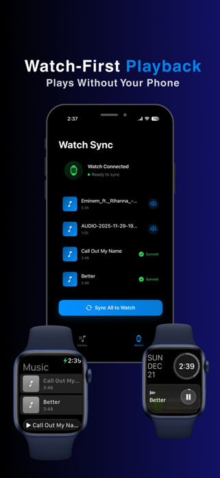 PacePlay For Watch Screenshot 2 of 4