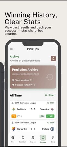PickTips: Betting Predictions Screenshot 5 of 5