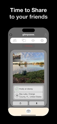 Glimpseee: Unfiltered Moments screenshot