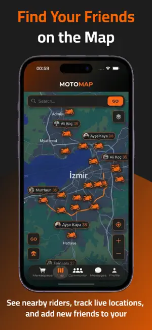 MotoSocial : Motorcycle screenshot 2