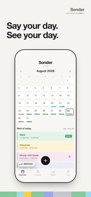 Sonder Calendar screenshot 1