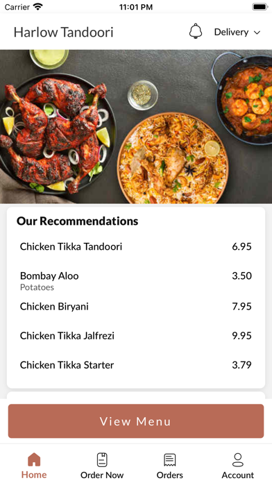 Harlow Tandoori Screenshot