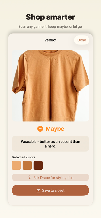 Drape: Color Analysis Screenshot 3 of 5