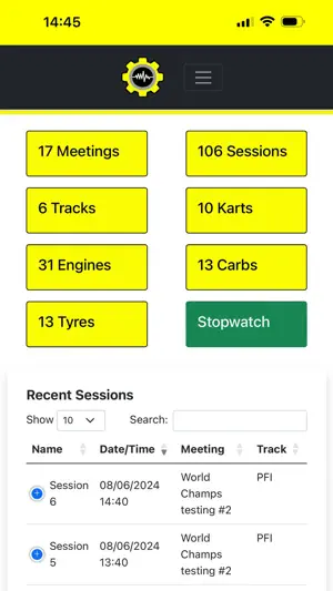 KartSetups screenshot 2
