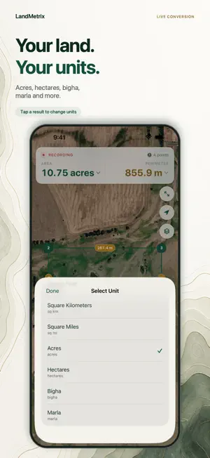 LandMetrix: GPS Land Measure screenshot 4
