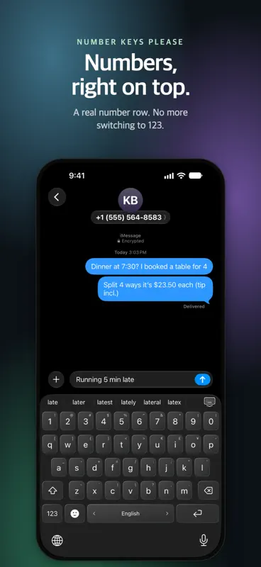 Number Keys Please - Keyboard screenshot 1 of 7