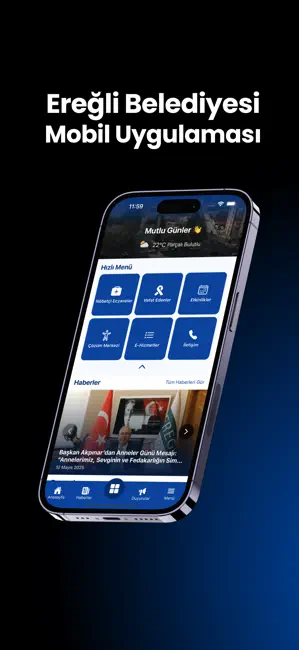 Ereğli Belediyesi iPhone screenshot 2