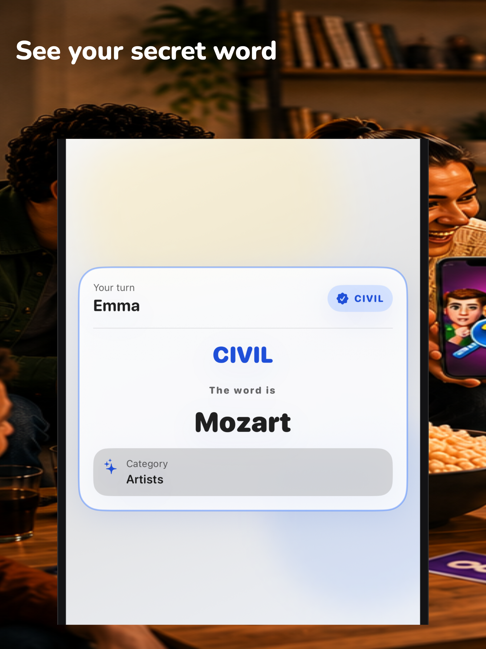 Imposter: Offline Word Game screenshot 9