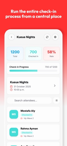 Kueue Tickets Scanner screenshot