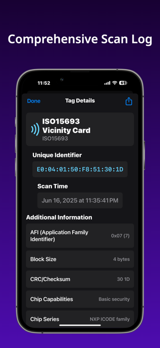 NFC-RFID Reader Screenshot 8 of 10