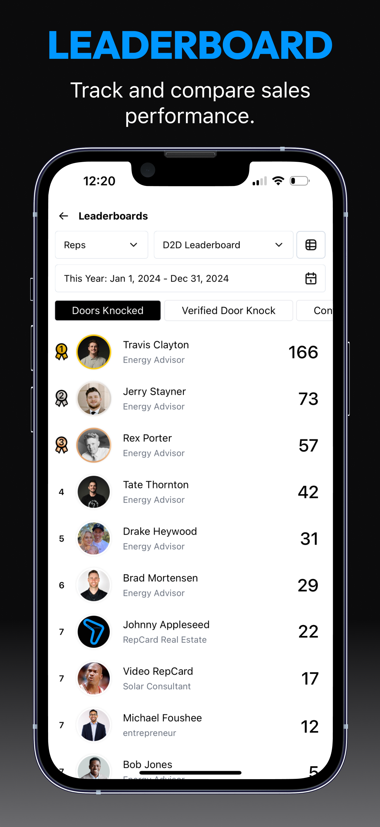 RepCard - Field Sales Platform