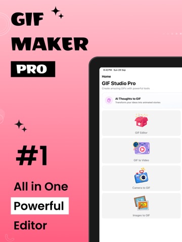 GIF Maker, GIF Editor iPad screenshot