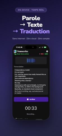 Transcribz : Transcription IA screenshot