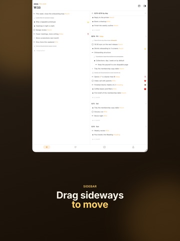 Jotbook: Bullet Journal & Bujo iPad screenshot