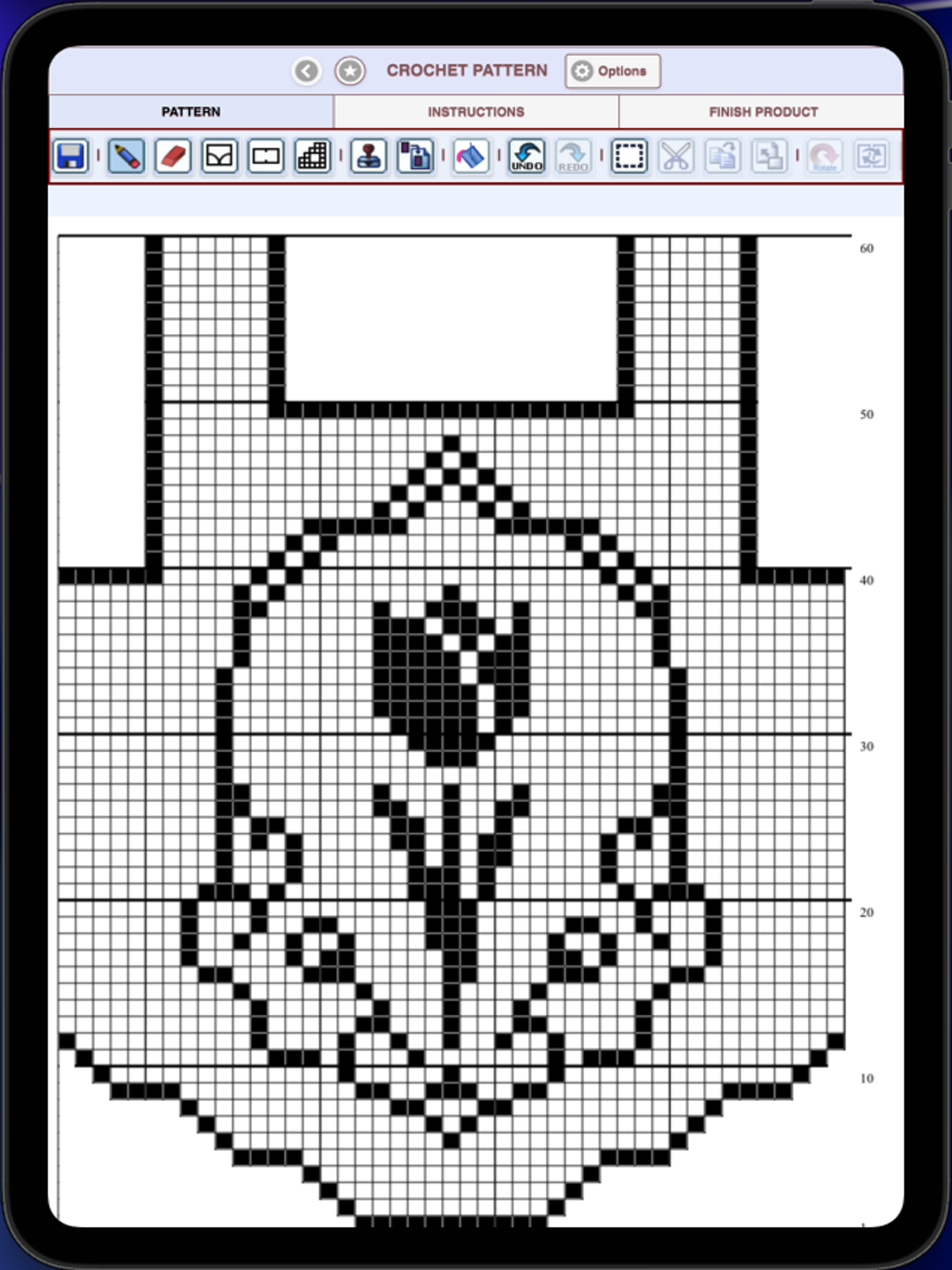 Filet Crochet Top Creator screenshot 13