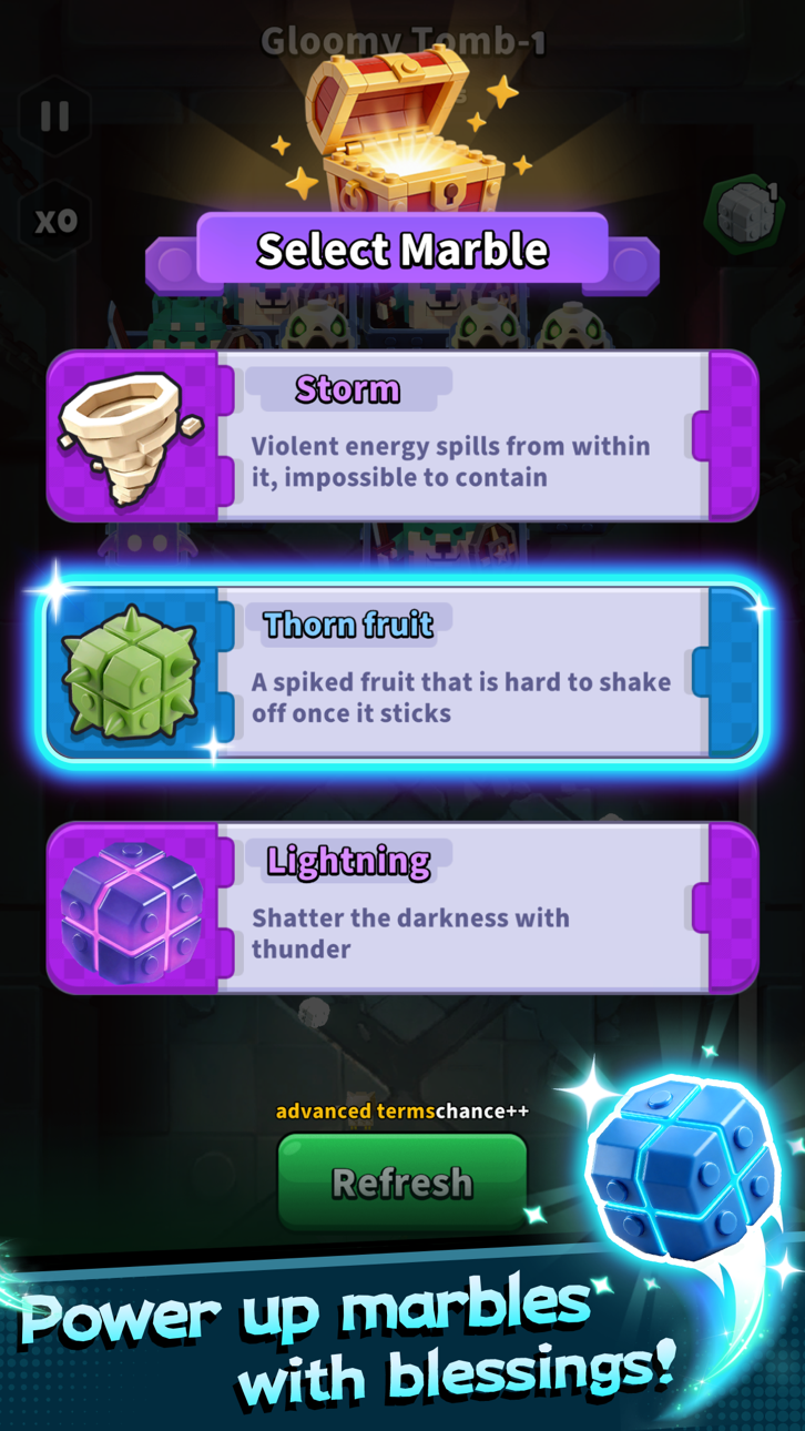 Marble Gogogo iOS Mod IPA screenshot 3 - iOS game interface