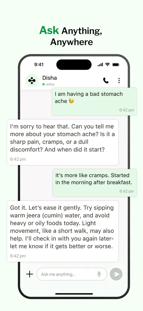 Disha: AI Health Coach screenshot 4
