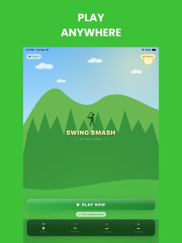 Swing Smash: AI Golf Game iPad screenshot