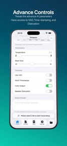 Whisperer: Local AI Transcribe screenshot