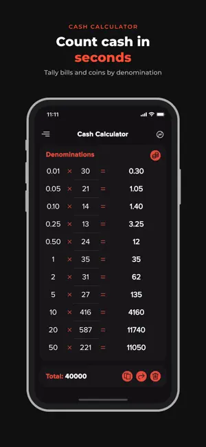 Cash Calculator: Money Counter screenshot 1