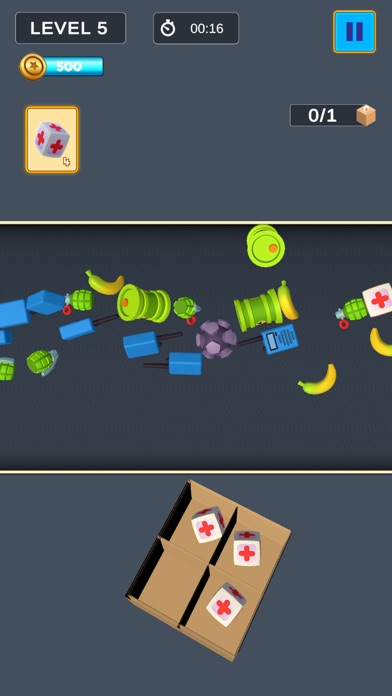 Rolling Objects 3d Match Game Screenshot