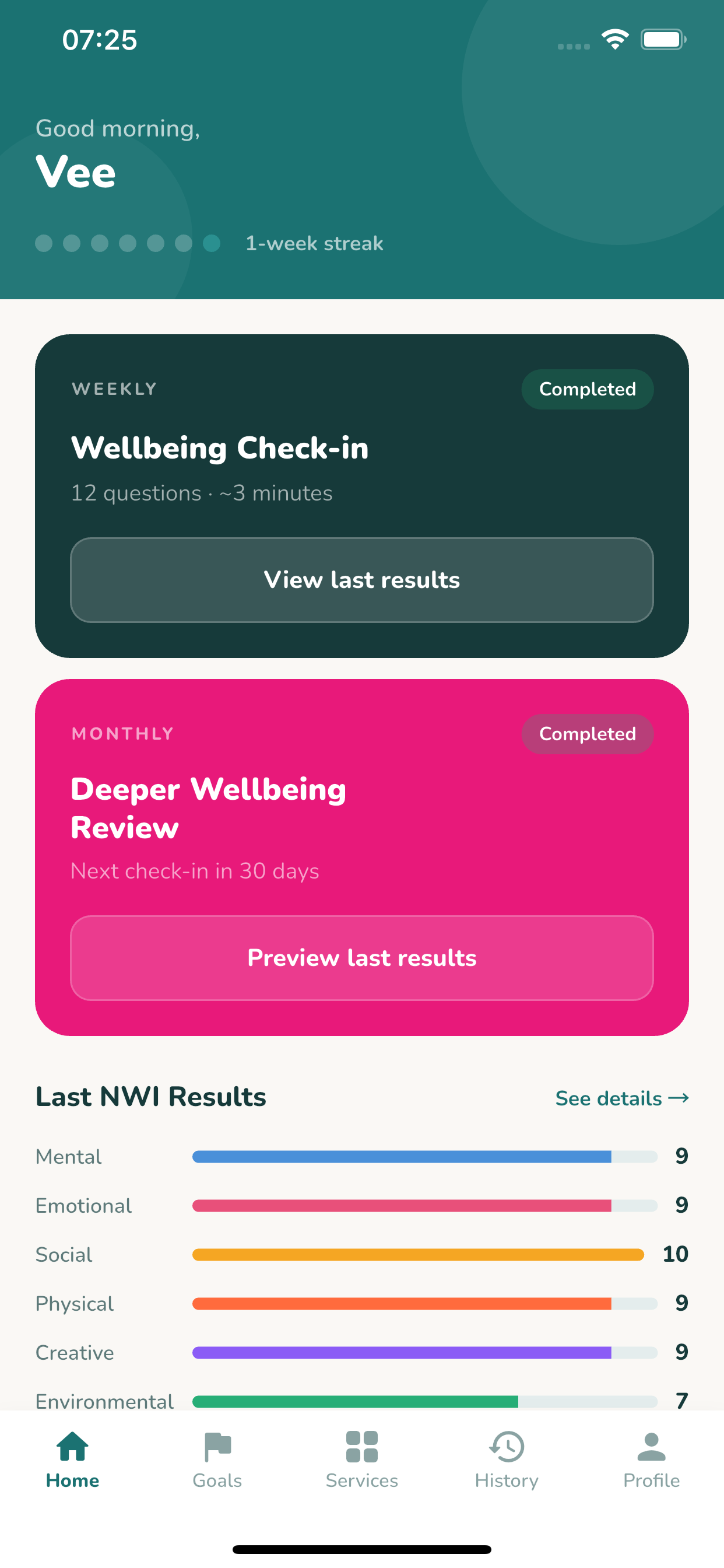 NEU Community Wellbeing screenshot 2