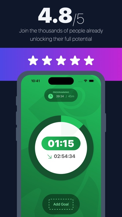 Goated! 10,000 Hour Timer