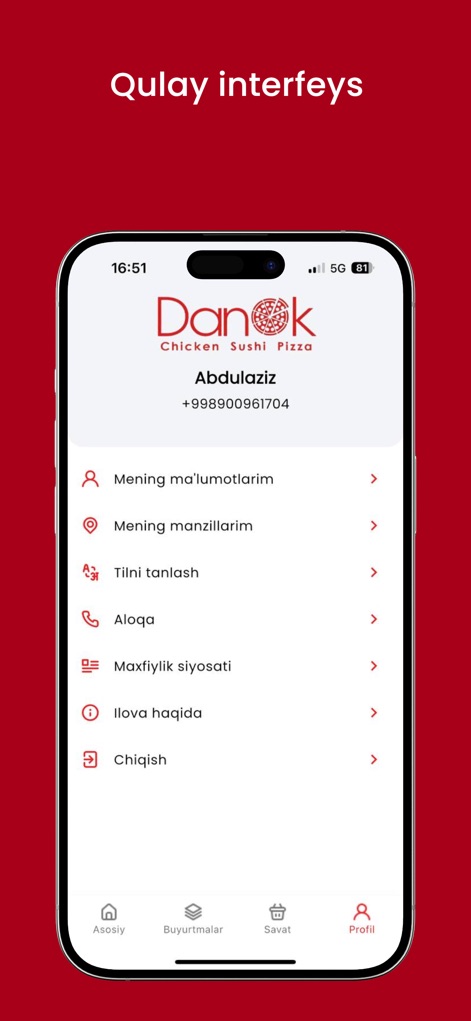 Danok - Food & Drink App | MWM