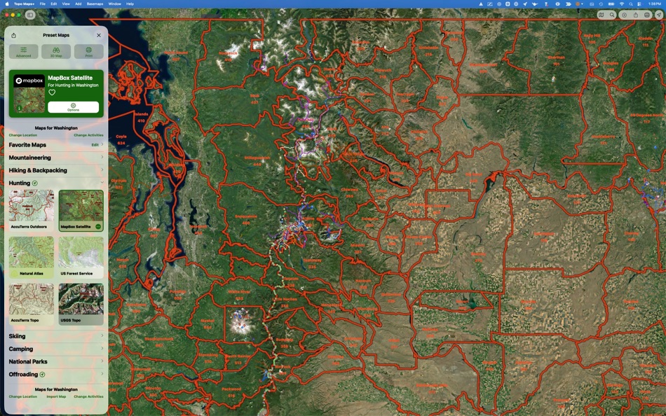 #5. Topo Maps+ (macOS) Ved: Glacier Peak Studios LLC