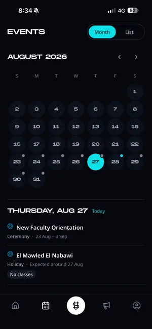 AUC SU: Student Union screenshot 2