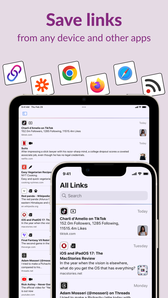 #3. Plinky: Easily Save Links (iOS) By: Red Panda Club Inc.